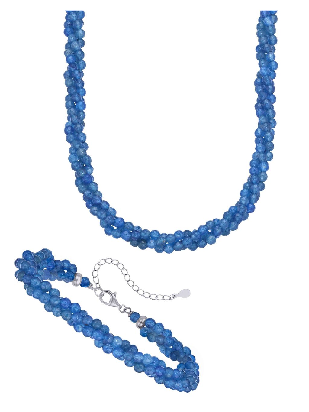 Produktbild von Set / Silber 925 / Achat Blau
