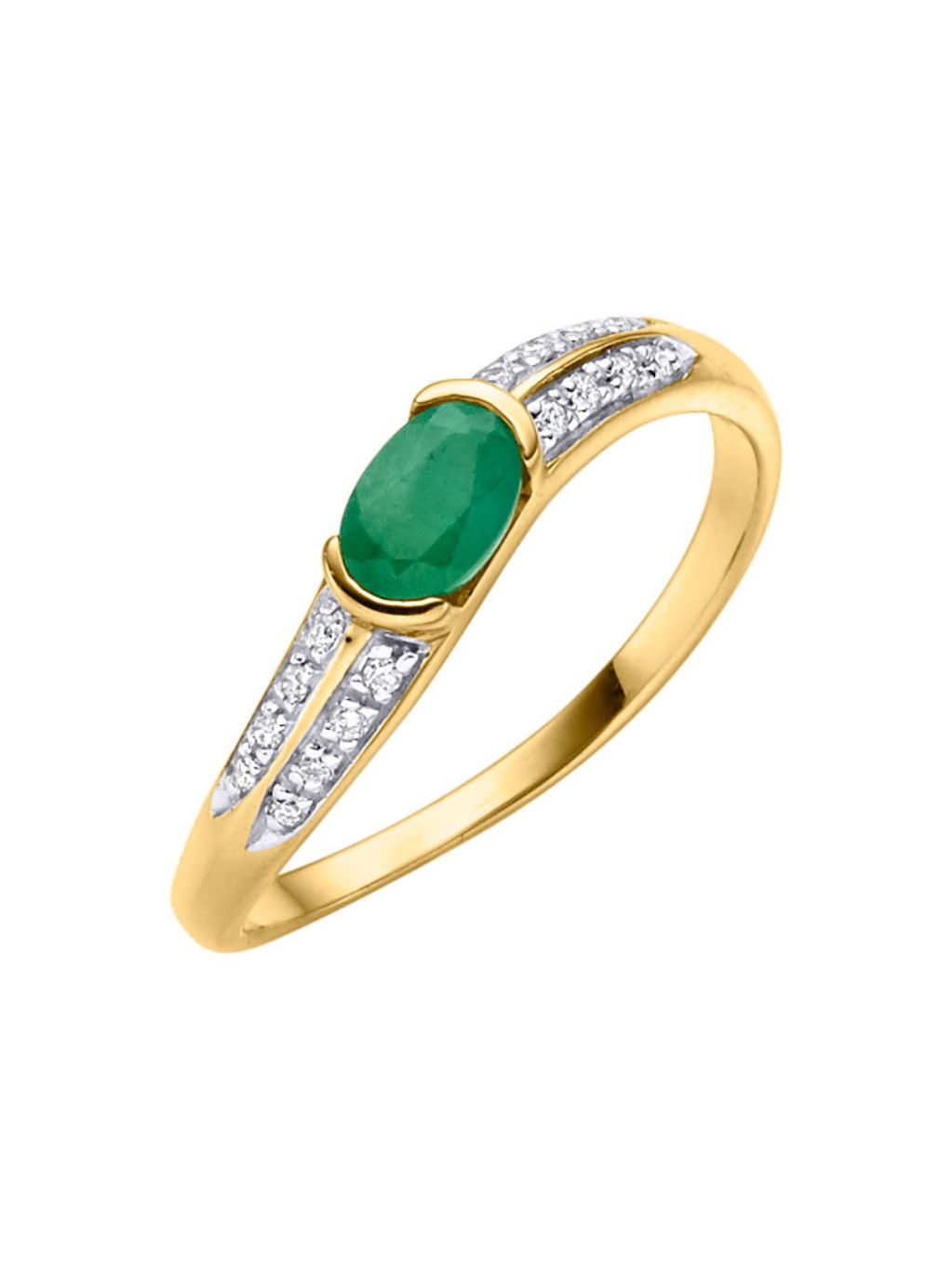 Produktbild von Ring / Gold 585 / Smaragd Grün 62