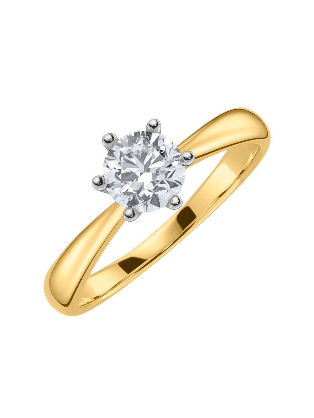 Produktbild von Ring / Gold 750 / Brillant Bicolor 60