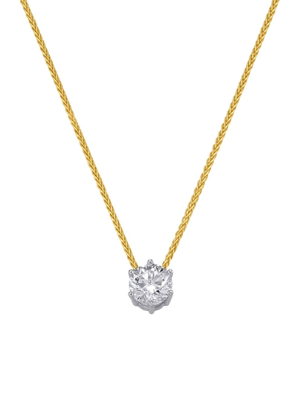 Produktbild von Kette / Gold 750 / Brillant Bicolor