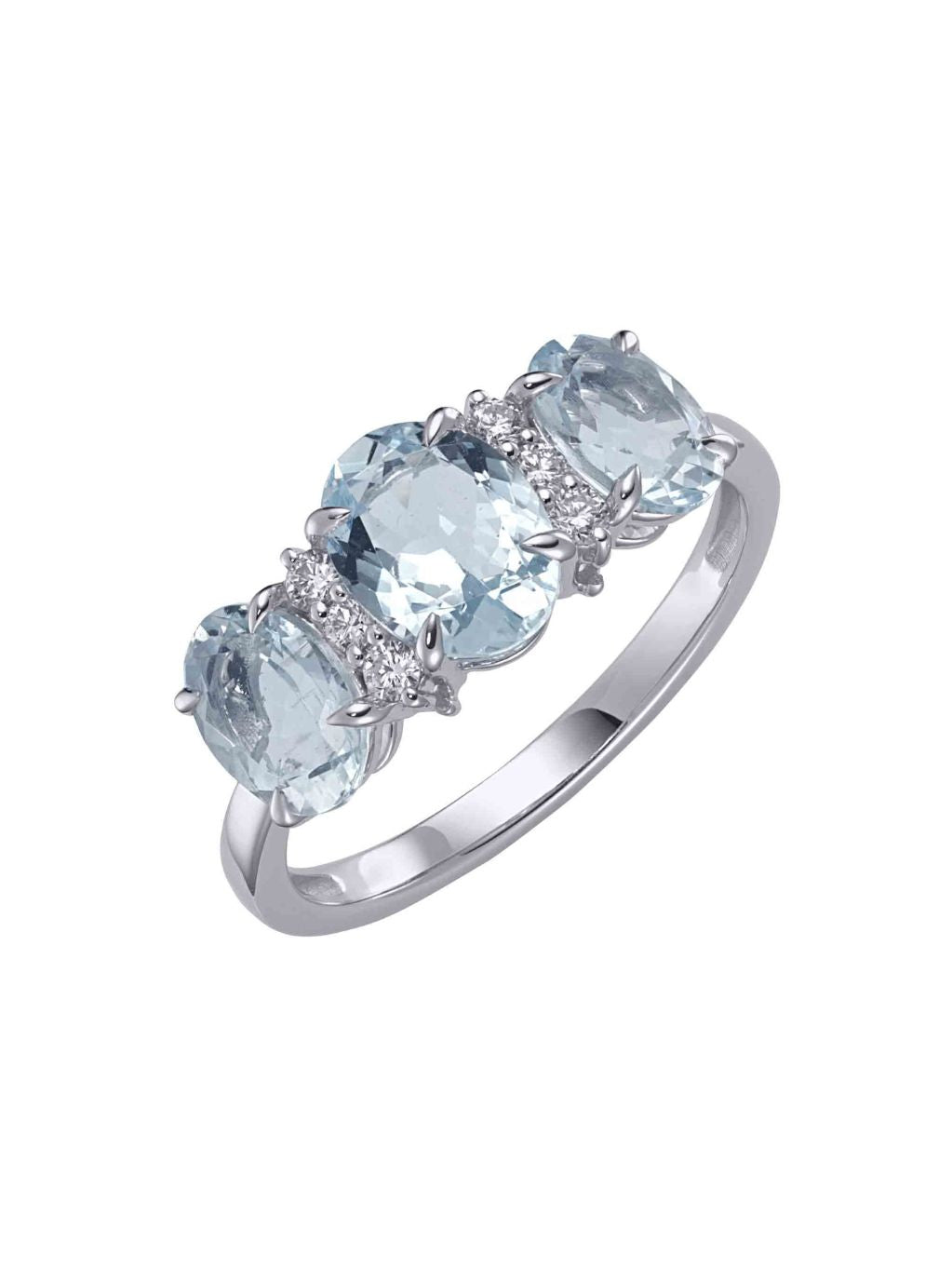 Produktbild von Ring / Gold 585 / Aquamarin Blau 52