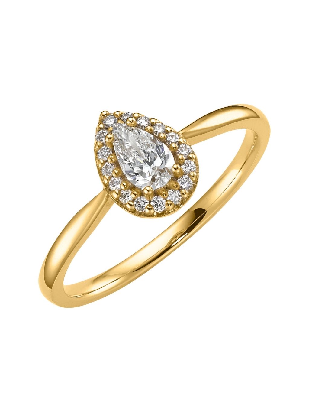 Produktbild von Ring / Gold 585 / Diamant Gelbgold 56