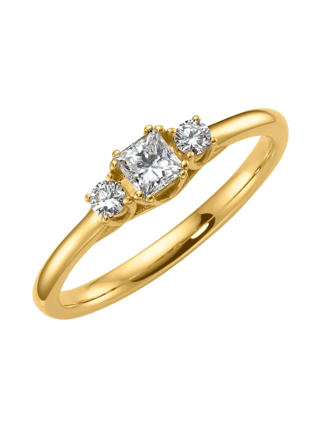 Produktbild von Ring / Gold 585 / Diamant Gelbgold 56