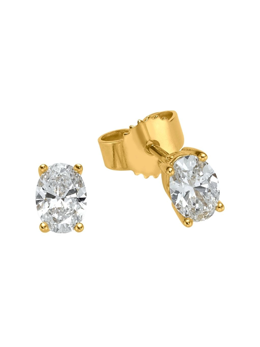 Produktbild von Ohrstecker / Gold 585 / Diamant Gelbgold
