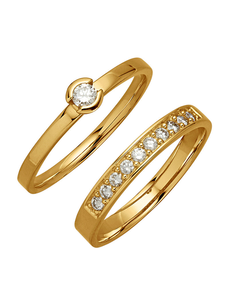 Produktbild von Set / Gold 585 / Brillant Gelbgold 54