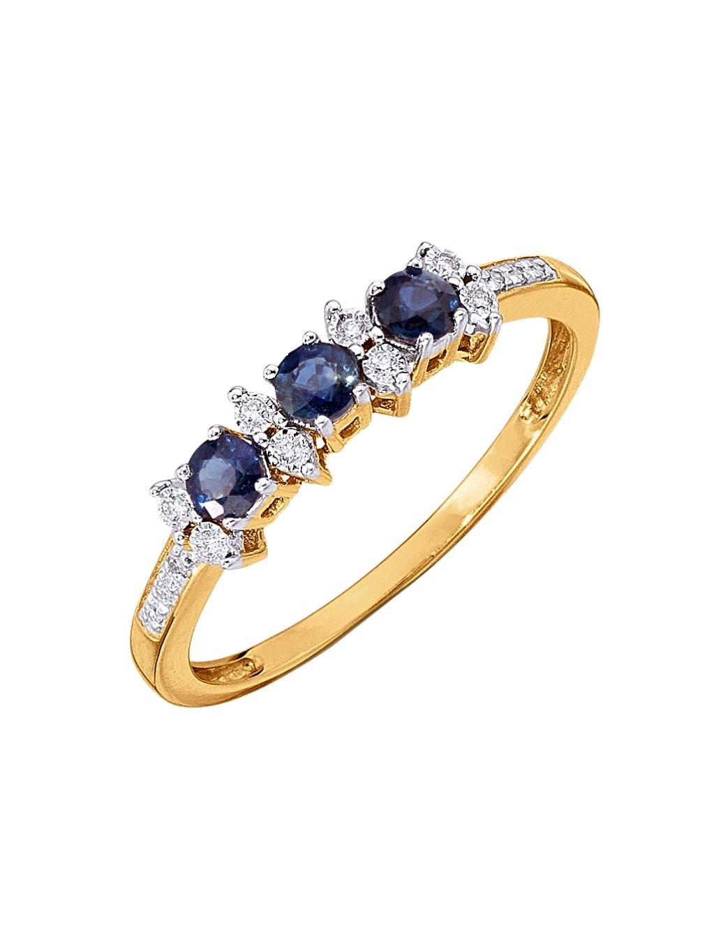 Produktbild von Ring / Gold 585 / Saphir Gelbgold 52