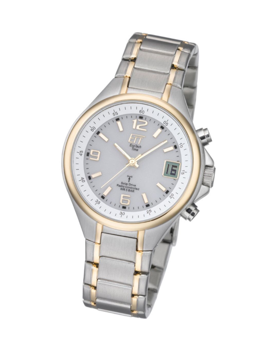 Produktbild von Herren-Funk-Solar-Uhr Zenon Bicolor 20
