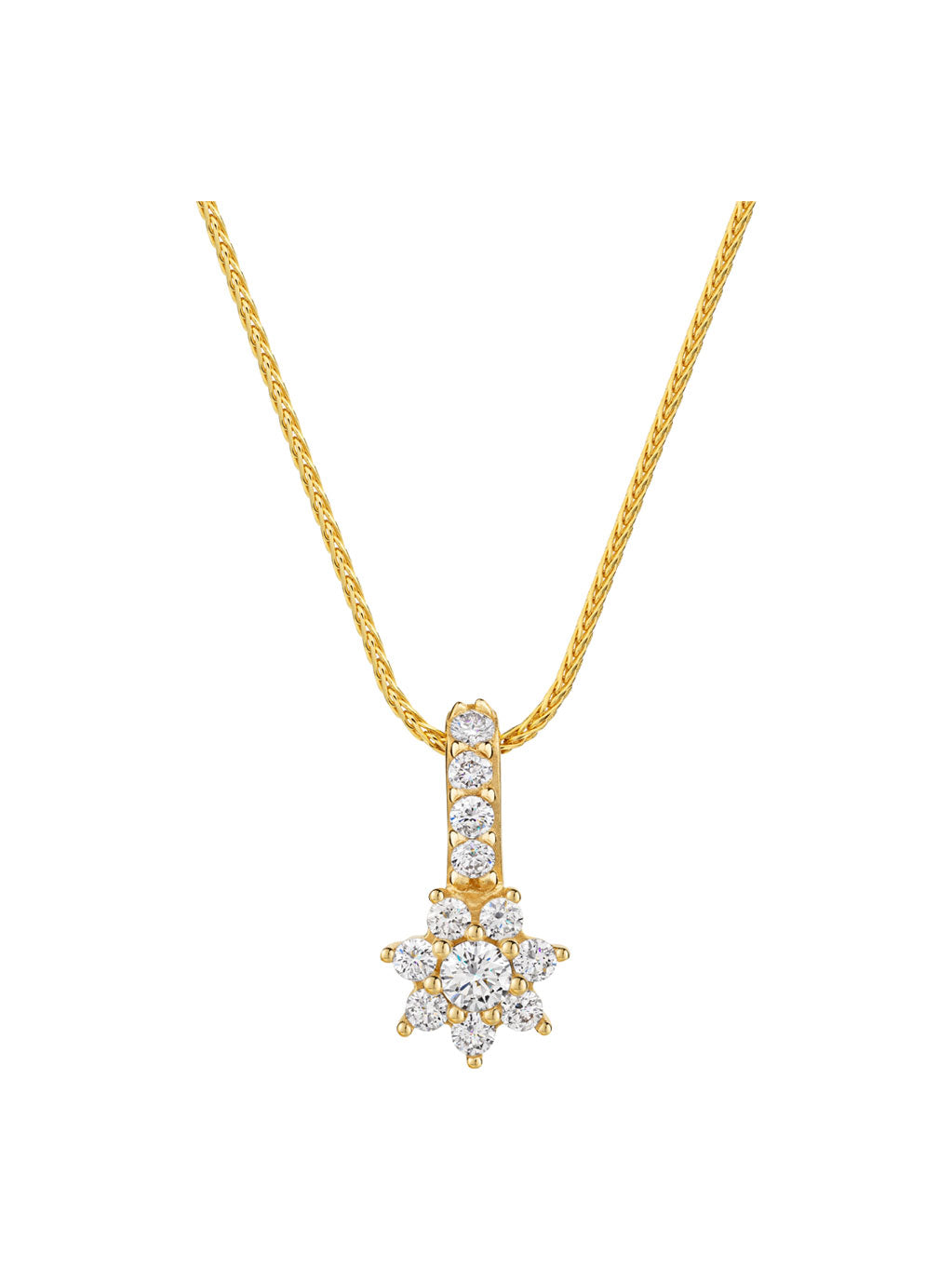 Produktbild von Kette / Gold 585 / Brillant Gelbgold 45