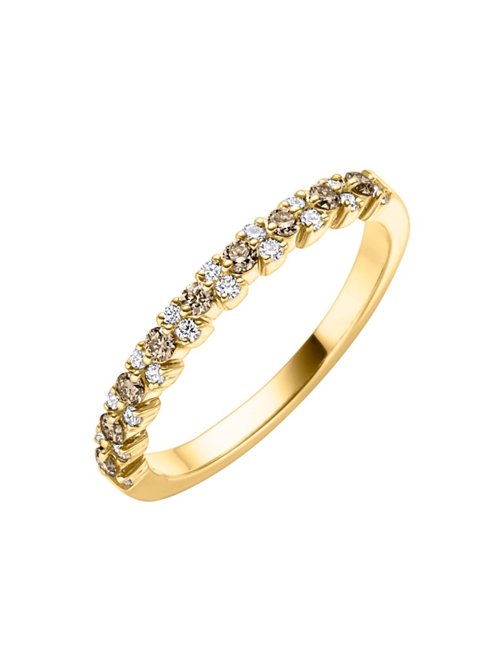 Produktbild von Ring / Gold 585 / Brillant Braun 54