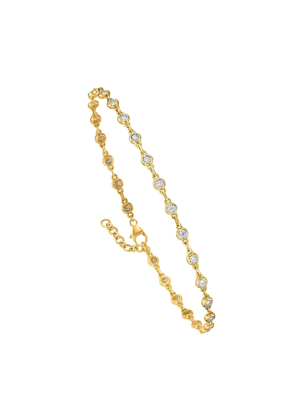 Produktbild von Armband / Gold 585 / Brillant Gelbgold 19