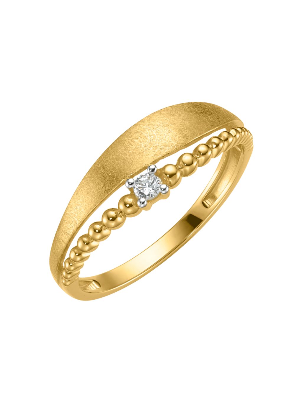 Produktbild von Ring / Gold 585 / Zirkonia Gelbgold 60