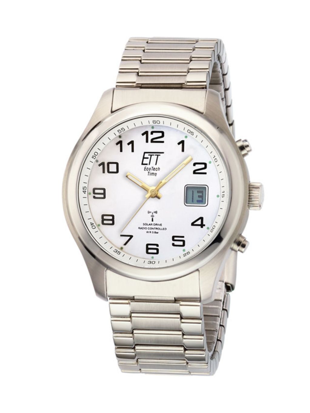 Produktbild von Herren-Funk-Solar-Uhr Zenith Silber 20