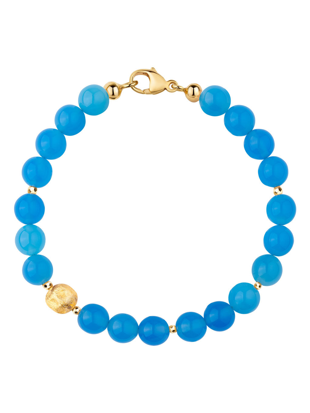 Produktbild von Armband / Silber 925 / Achat Blau 20