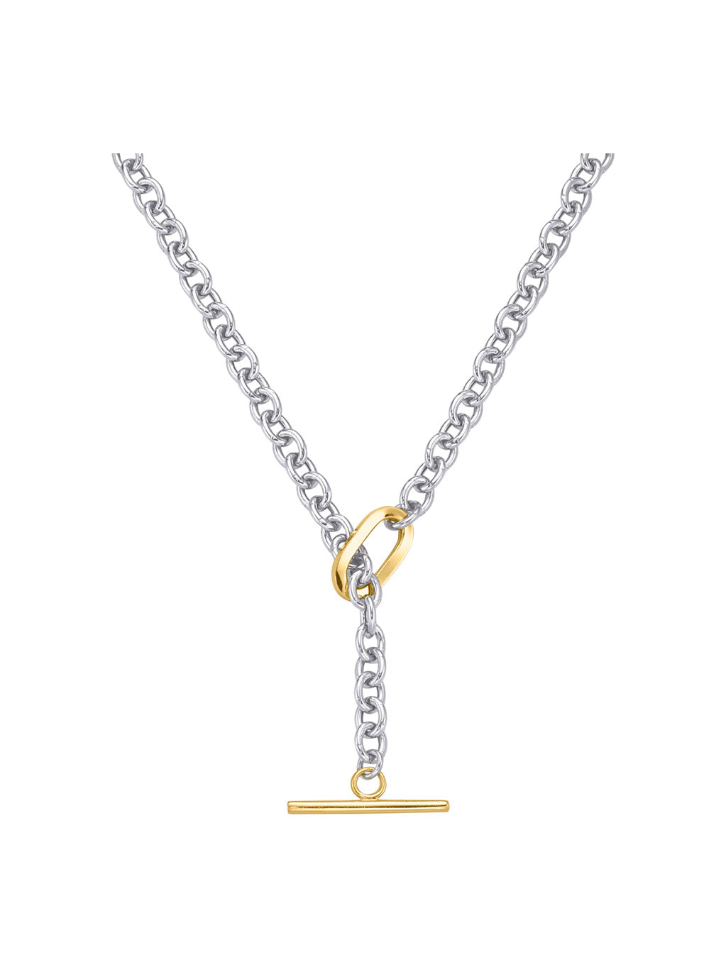 Produktbild von Kette / Silber 925 Bicolor 46