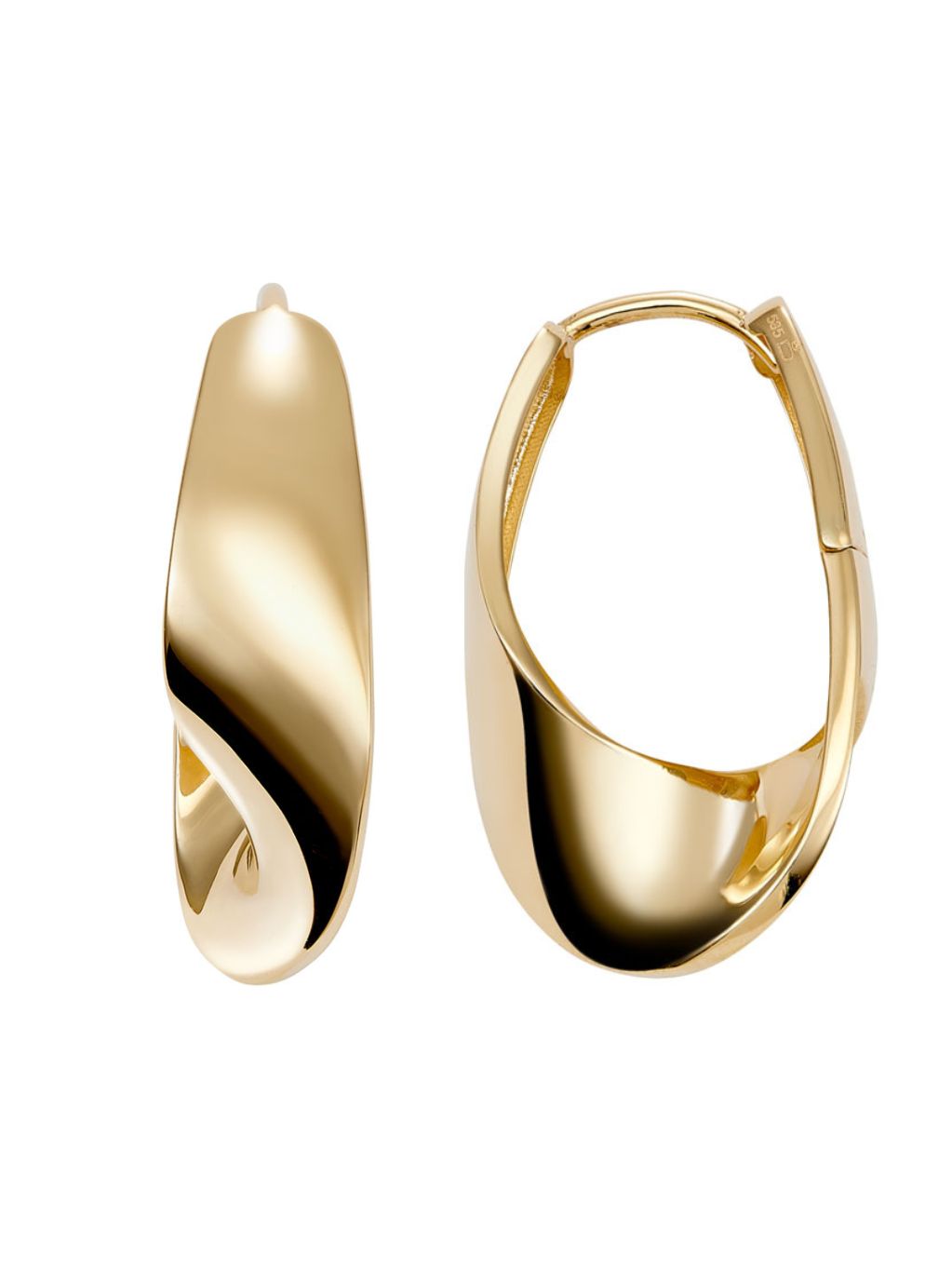 Produktbild von Creolen / Gold 585 Gelbgold