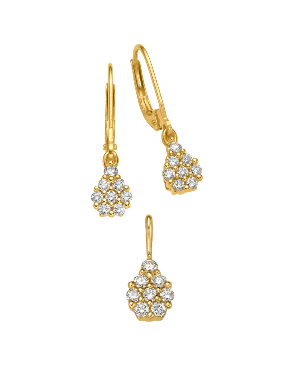 Produktbild von Set / Gold 585 / Brillant Gelbgold