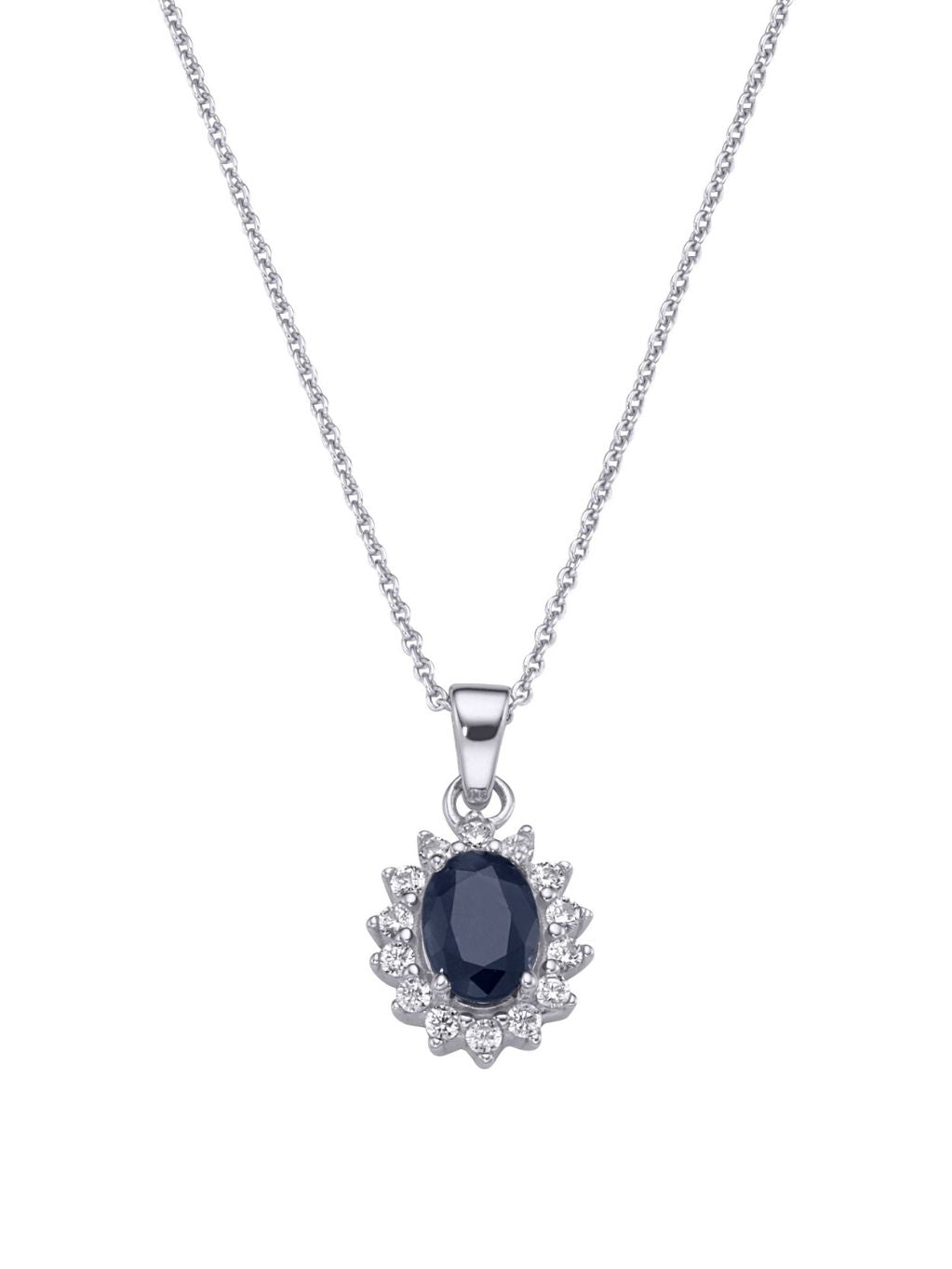 Produktbild von Kette / Silber 925 / Saphir Silber