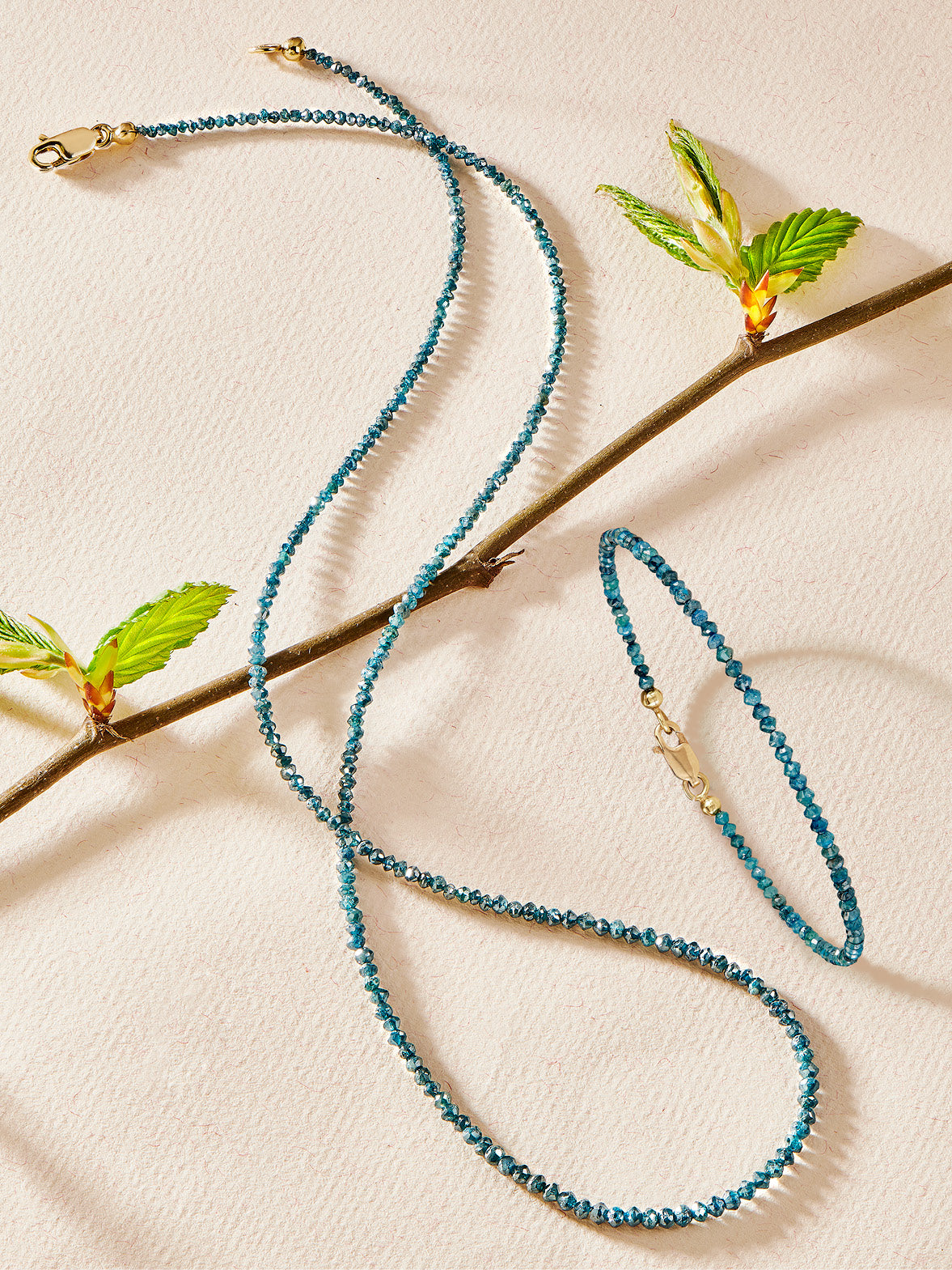 Produktbild von Set / Gold 375 / Diamant Blau