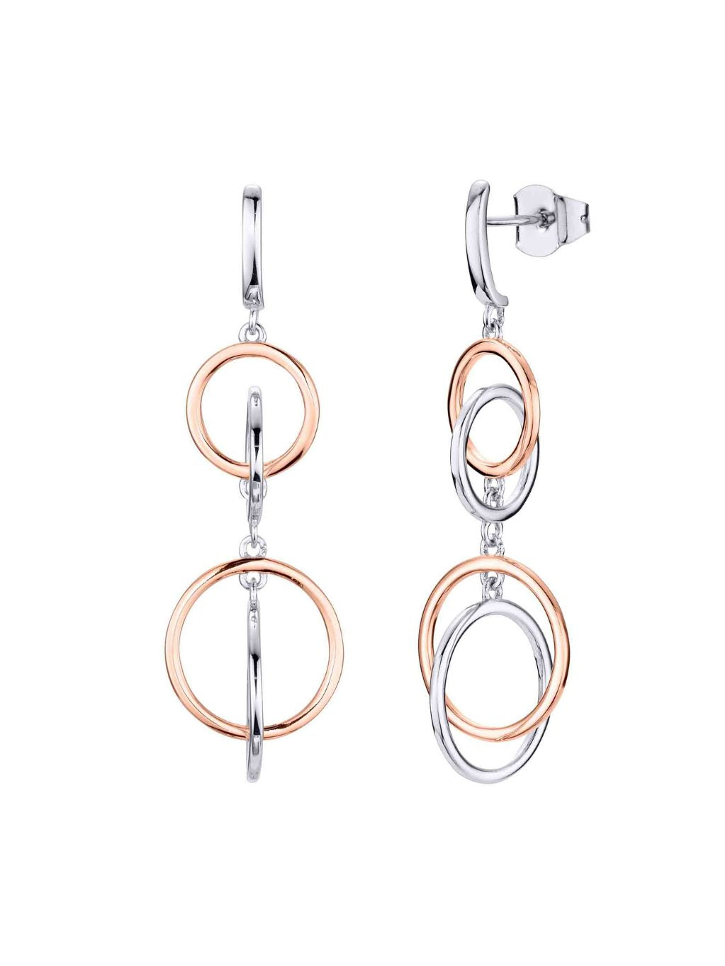 Produktbild von Ohrstecker / Silber 925 Bicolor