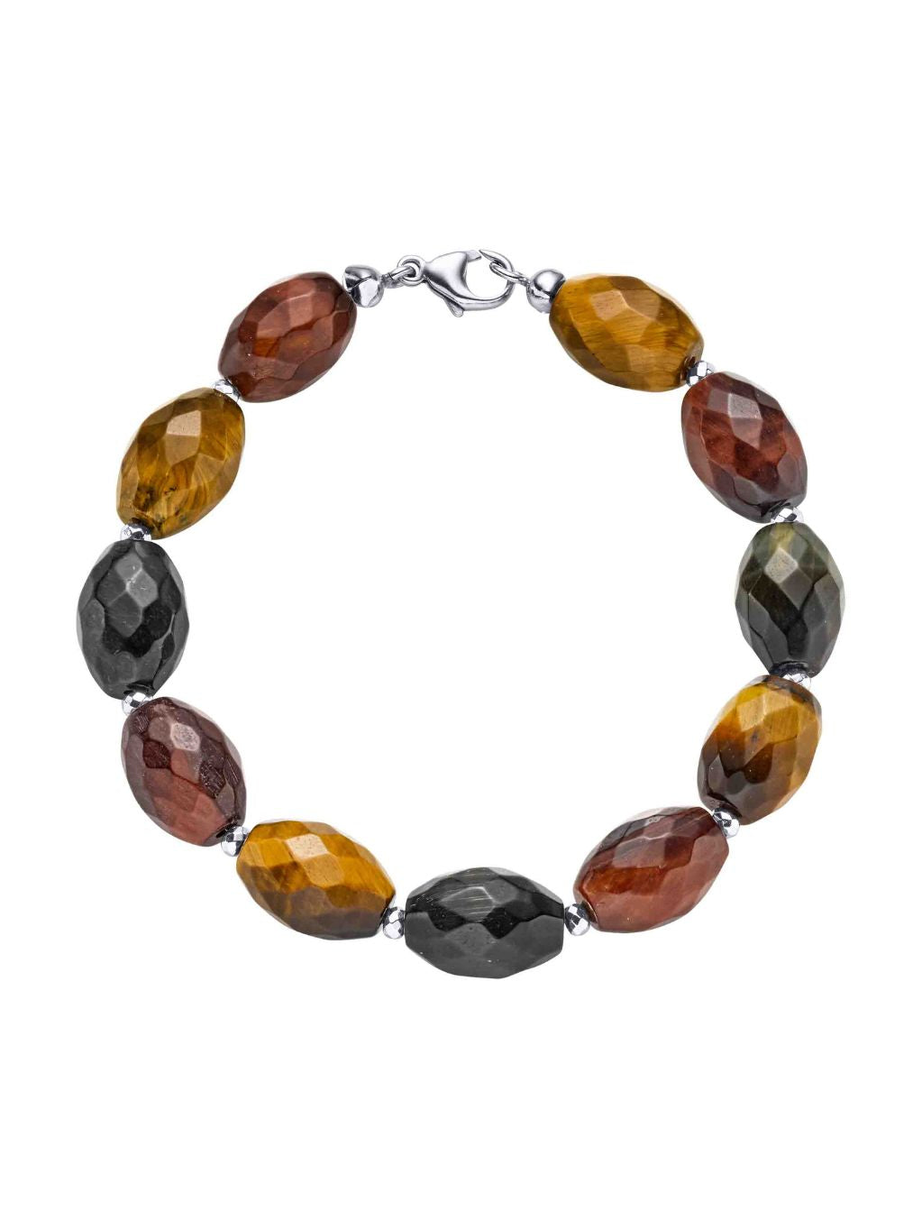 Produktbild von Armband / Silber 925 / Tigerauge Multicolor